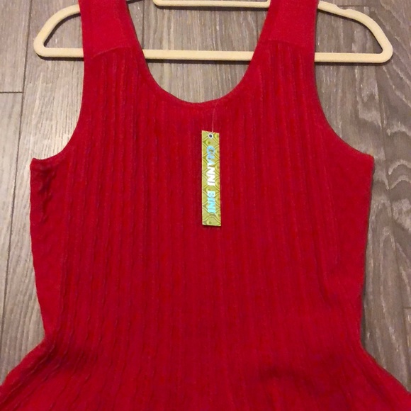 Gianni Bini red fit and flare dress. - Picture 2 of 2